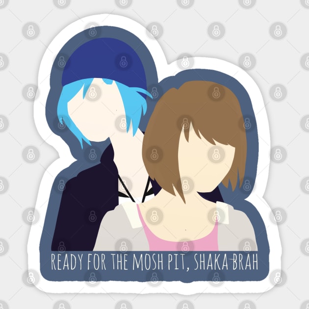 Shaka Brah (Cream Font) Sticker by Koa